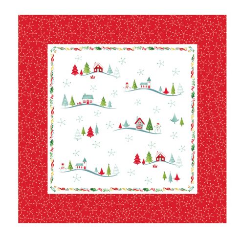 Image of Pimpernel Christmas Wish Cotton Napkins, Set Of 4