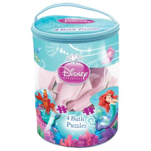 Image of Disney Princess Ariel Bath Time Puzzles 4 In 1 Set
