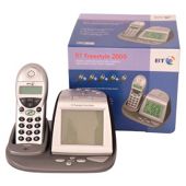 Cordless DECT phone and clock