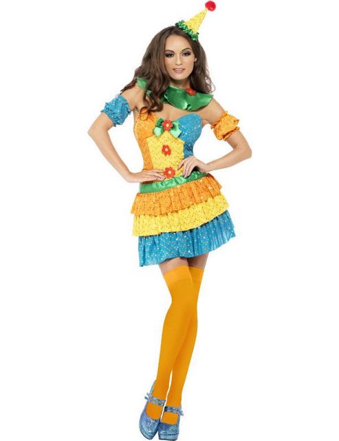 Image of Female Clown Outfit Medium