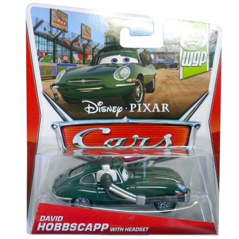 Image of Disney Pixar Cars Diecast David Hobbscap With Headset
