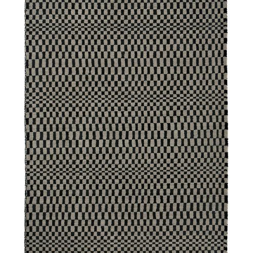 Image of Think Rugs Sonic Black/grey Knotted Rug - 120 Cm X 170 Cm (3 Ft 9 In X 5 Ft 7 In)