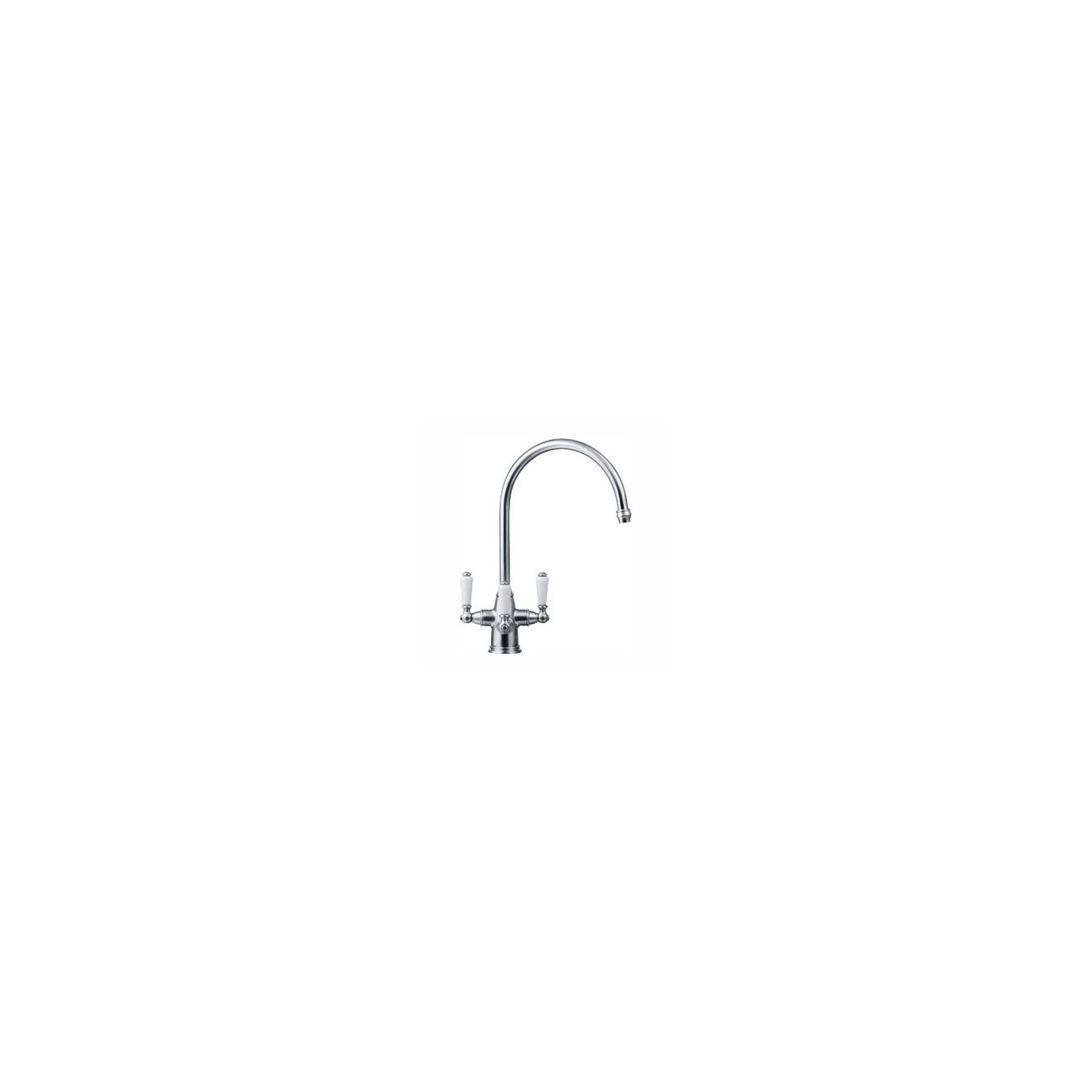 Franke Corinthian Porcelain Handle FilterFlow Kitchen Sink Mixer Tap, Chrome at Tesco Direct