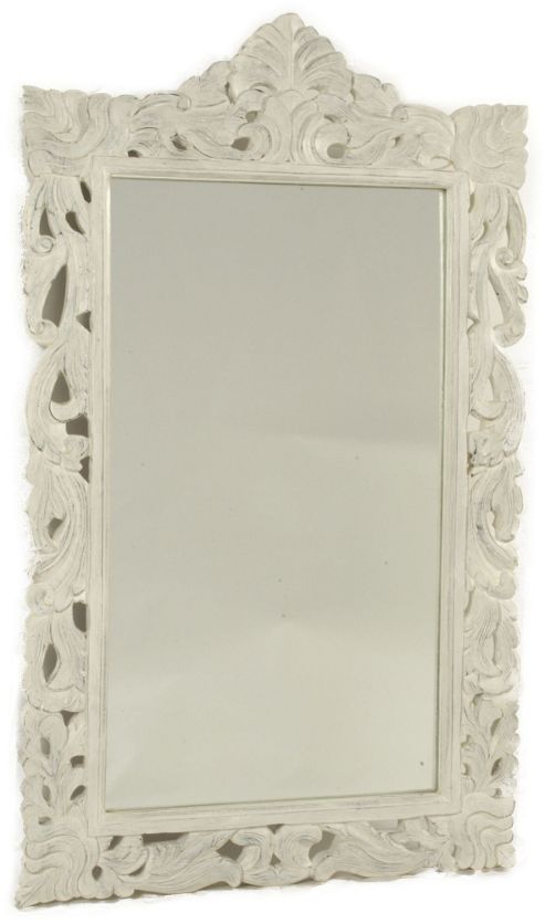Image of Papa Theo New Orleans Mirror - Antique White