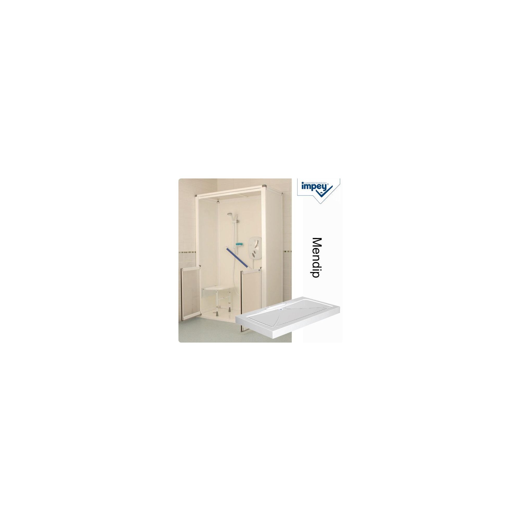 Impey Snowdon Swift-Fit Shower Cubicle with Mendip Shower Tray at Tesco Direct