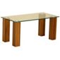 Mirage Clear Glass Coffee Table
