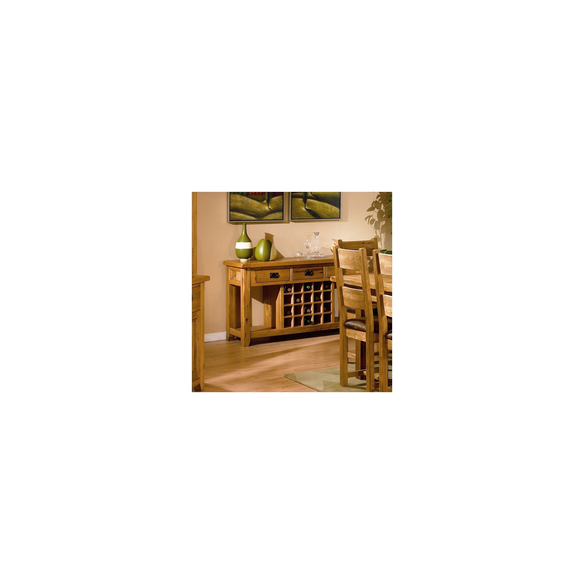 Alterton Furniture Louisiana Oak 3 Drawer Console Table at Tesco Direct