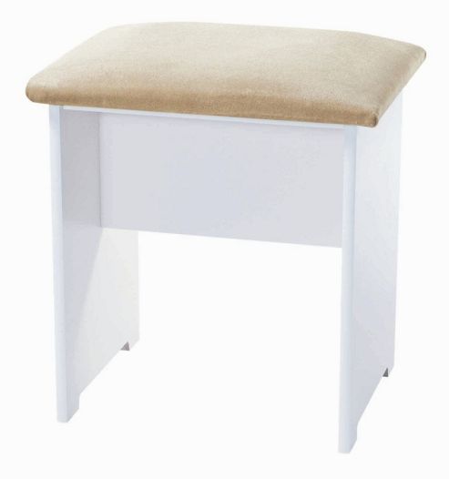 Image of Welcome Furniture Coniston Stool - Cream