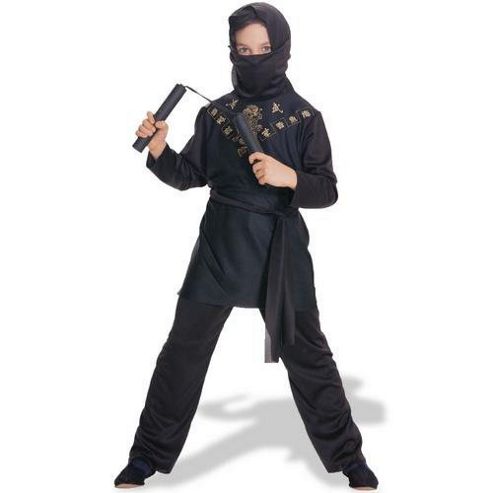 Image of Rubies Fancy Dress Costume -ninja Costume - Child Uk Large