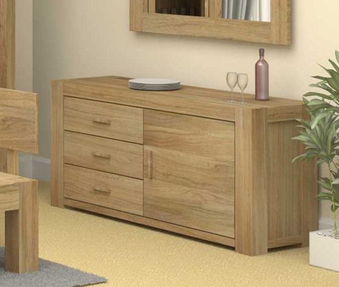 Image of Baumhaus Cmr02c Atlas Solid Oak Sideboard