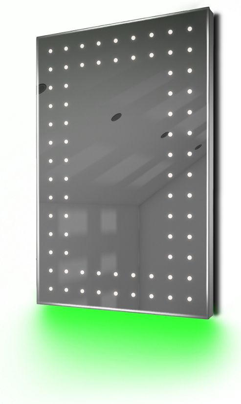 Image of Bathroom Shaver Mirror With Underlighting, Bluetooth, Demist & Sensor K43sgaud