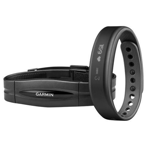 Image of Garmin Vivosmart Fitness Tracker + Hrm Bundle Slate Small