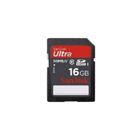 Image of Sandisk Ultra Sdhc Card 16gb (class 10)