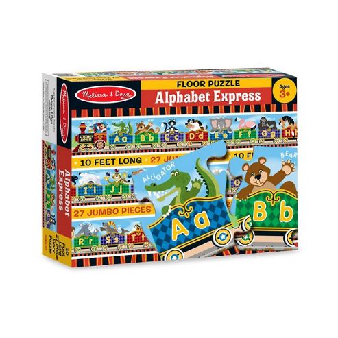 Image of Melissa & Doug Alphabet Express Floor Puzzle
