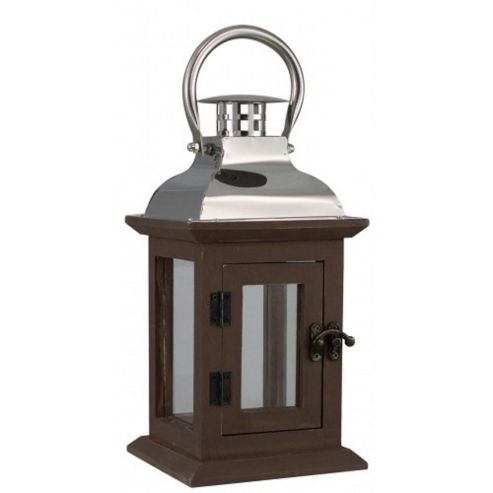 Image of Lantern - New England Hanging Candle Holder - Bronze / Silver