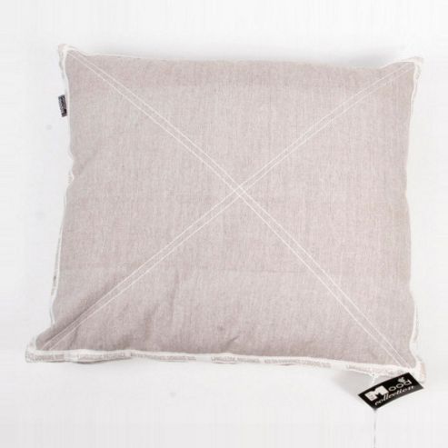 Image of In The Mood Collection-- Domaine Cross Cushion Cover - Taupe
