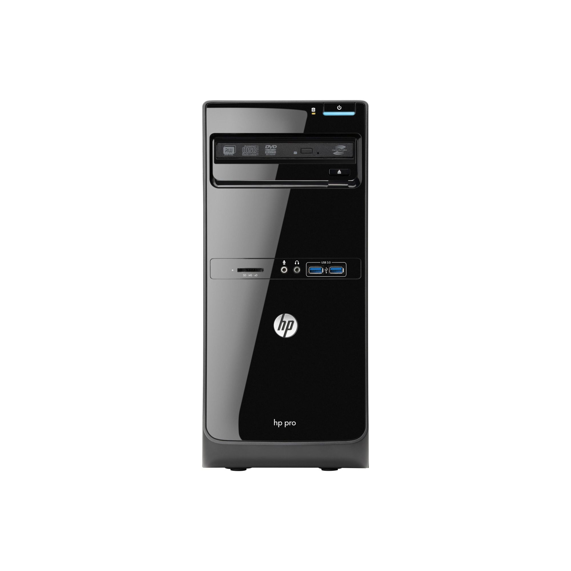 HP Pro 3500 Microtower PC Core i5 (3470) 3.2GHz 4GB 500GB DVD Writer SM LAN Windows 7 Pro 64-bit + Media Upgrade to Windows 8 Pro (HD Graphics 2500)