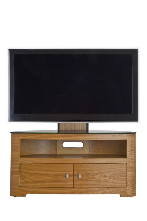 Image of Avf Affinity Combination Tv Stand - Oak
