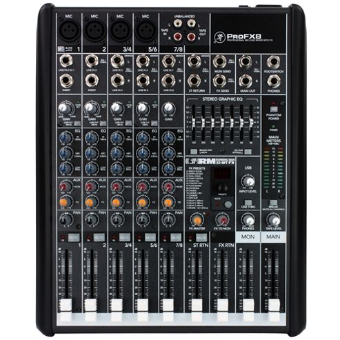 Image of Mackie Profx8 Live Usb Mixer