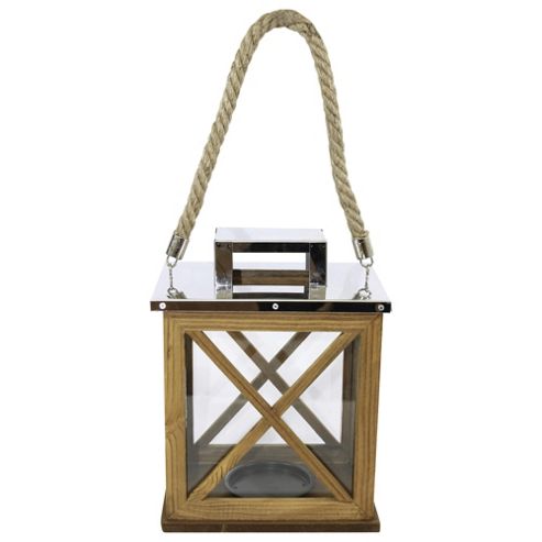 Image of Greenhill & York Wooden & Metal Lantern Small