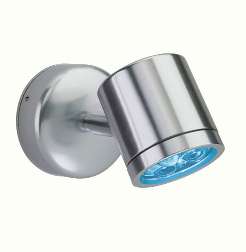 Image of Firstlight Led Three Light Wall Spot Light In Aluminium