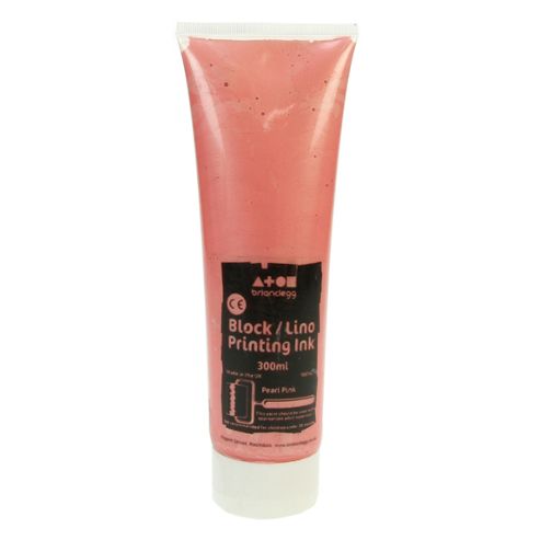 Image of Block Printing Ink Pearl Pink 300 Ml