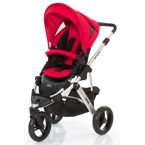 Image of Abc Design Cobra 2 In 1 Pushchair (silver/cranberry)