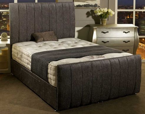 Image of Luxan Hampton 2 Drawers With Headboard 3 0 Divan