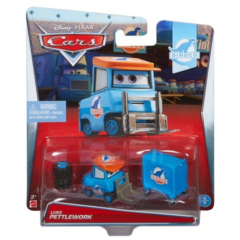 Image of Disney Pixar Cars Diecast Luke Pettlework With Tires & Tool Cart