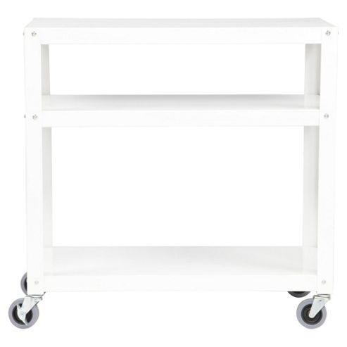 Image of Hoxton Metal 3 Shelf Storage With Castor Feet