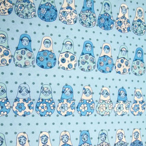 Image of Decopatch Sheet Ref. 578 Russian Dolls Blue