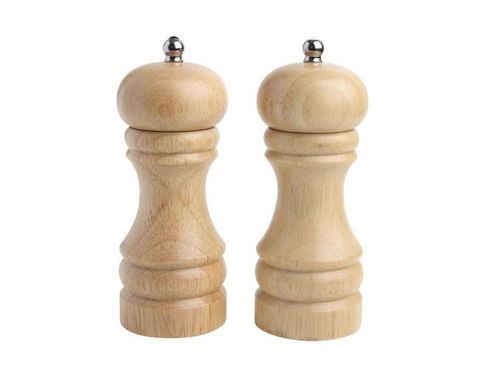 Image of T&g 12203 Hevea Wood Pepper Mill 150mm