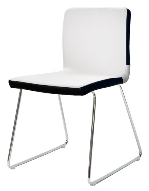 Image of Wilkinson Furniture Optic Dining Chair (set Of 2) - White