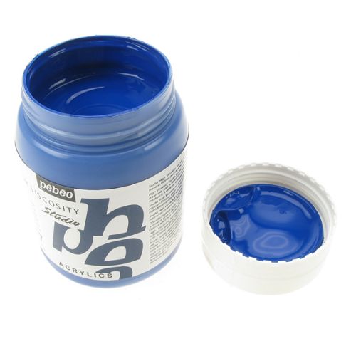Image of Pebeo Studio Acrylic 500ml - Phthalocyanine Blue