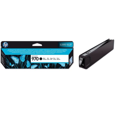 Image of Hp 970 Black Ink Cartridge (yield 3000 Pages) For Officejet Pro X Series Printers