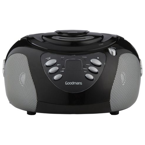 Image of Goodmans Gps02blk Cd Am/fm Radio Boombox Black