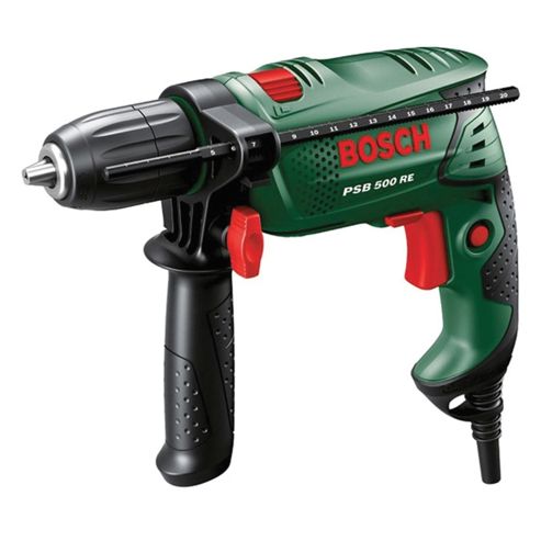 Image of Bosch Psb 500 Re Electric Impact Drill Percussion Drill, 13mm Keyless Chuck