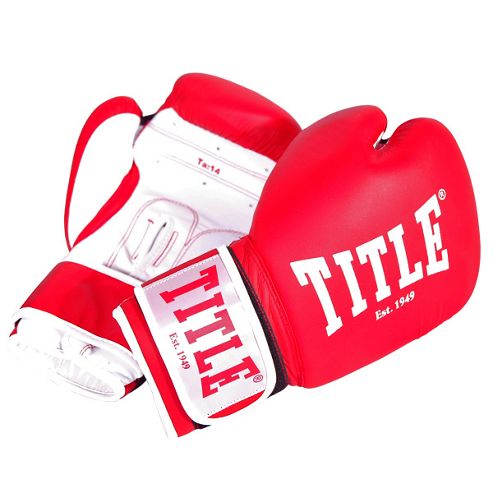 Image of Title Sparring Boxing Gloves - Red