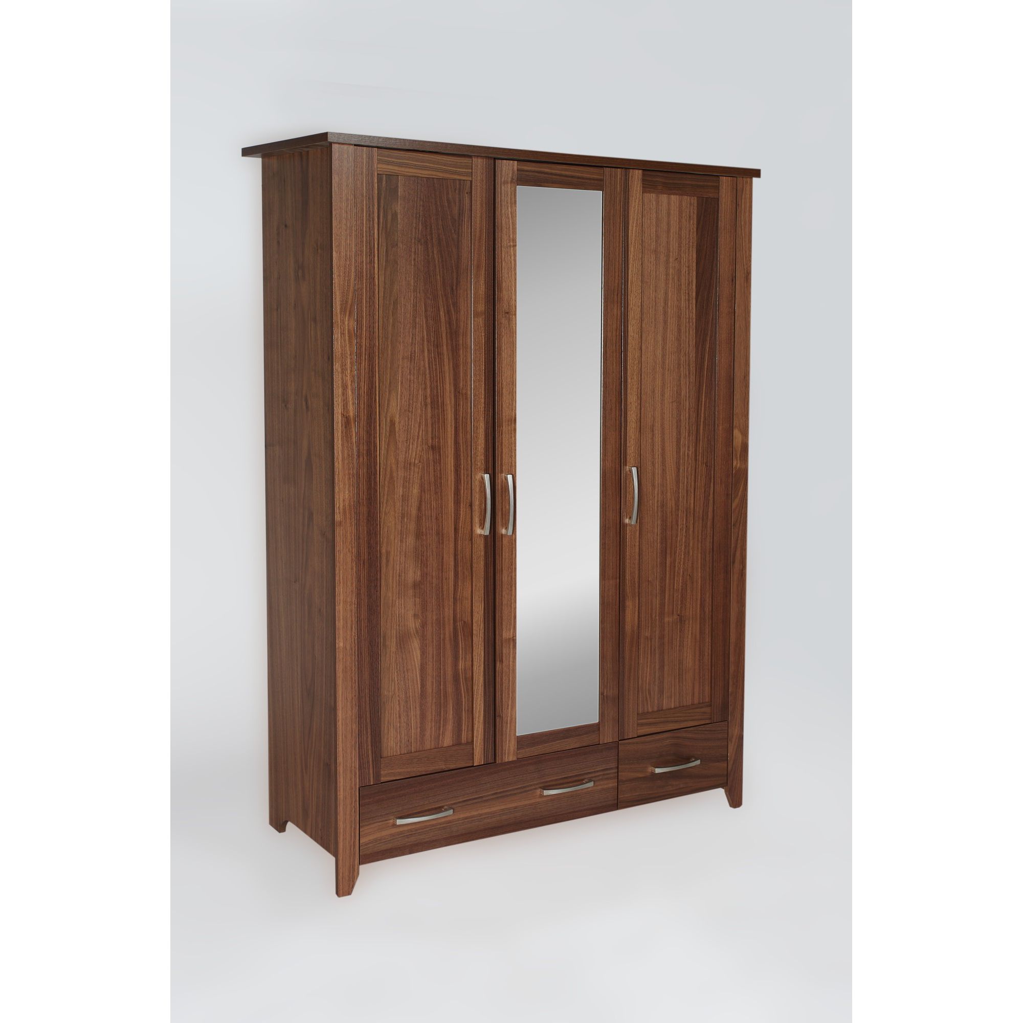 Urbane Designs Tango 3 Door, 1 Mirror and 2 Drawer Wardrobe at Tesco Direct