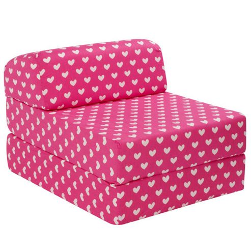 Image of Children's Z Bed - Pink Hearts