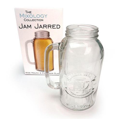 Image of Jam Jar Beer Stein Drinking Glass