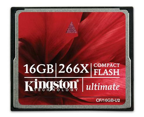 Image of Kingston Compact Flash Ultimate 16gb Memory Card