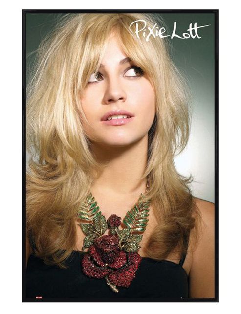 Image of Pixie Lott Gloss Black Framed Poster