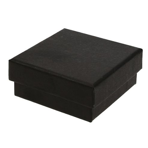 Image of Black Recycled Paper Box - Small