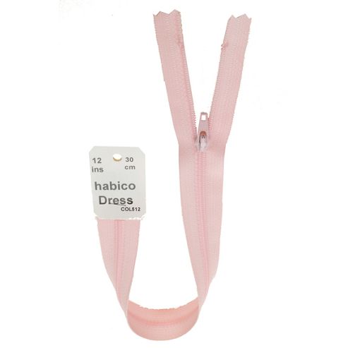 Image of Dress Zip - 30cm - Pink