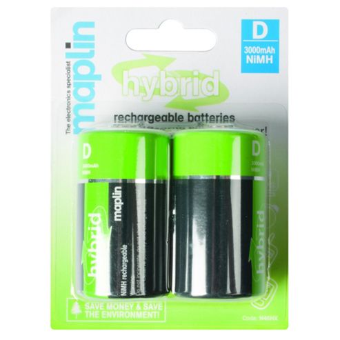 Image of Maplin Hybrid Rechargeable Aa Battery 2100mah 4 Pack