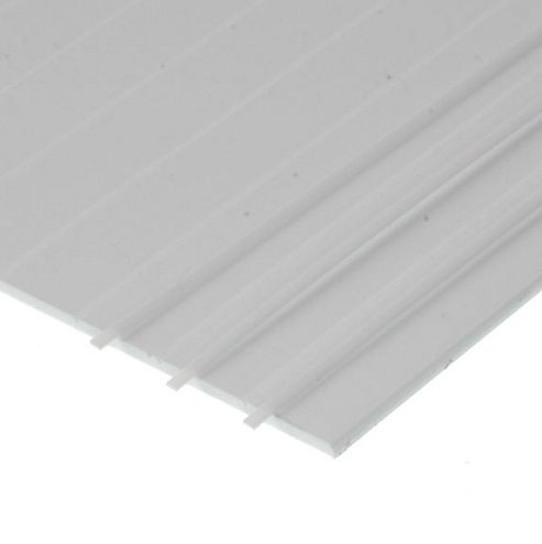Image of Evergreen Styrene Metal Roofing 6.3mm (1/4") Spacing
