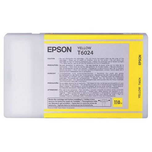 Image of Epson T6024 Yellow Ink Cartridge For Stylus Pro 7800/9800