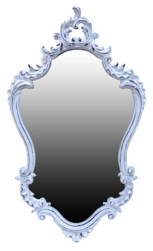 Image of Alterton Furniture French Style Mirror Iv - Rubbed Antique White