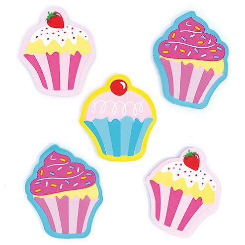 Image of Party Bag Cool Cupcakes Erasers (pack Of 12)